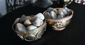 Tumbled Black Moonstone