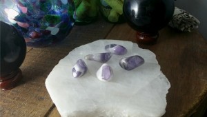 Amethyst Chevron Tumbled