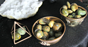 Rhyolite tumbled stones