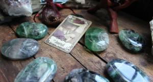 Rainbow Fluorite with Focus Sachet and Tiger's Eye