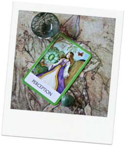 Chakra Wisdom Oracle Card - Perception