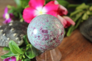 Ruby Fuchsite Sphere