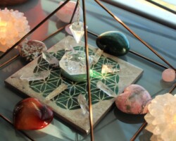 Flower of Life Crystal Grid